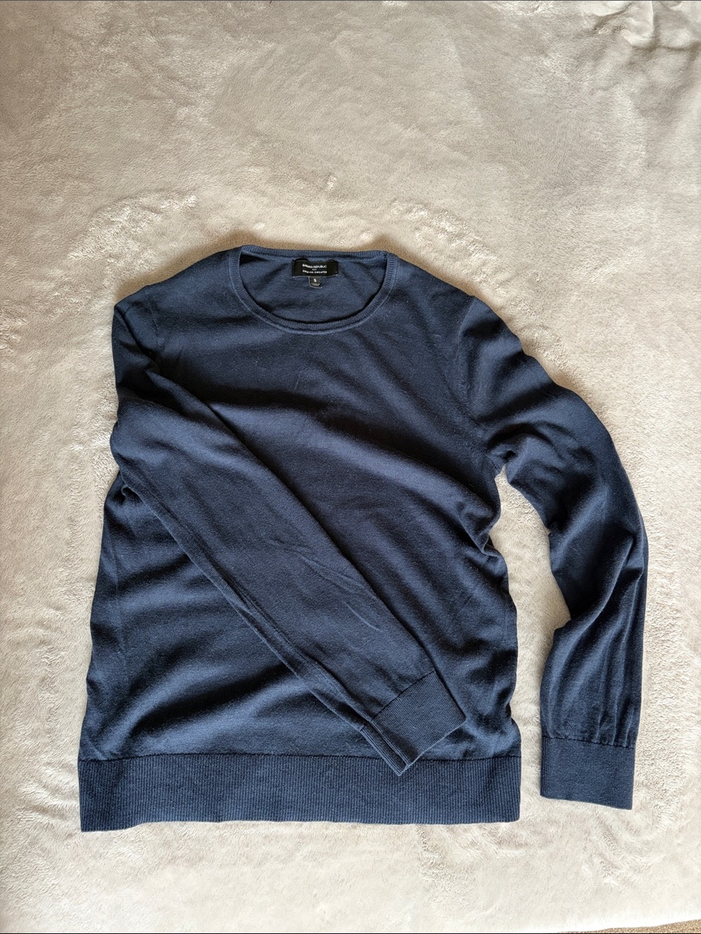 Banana Republic Women's Navy Crewneck Knit Sweater